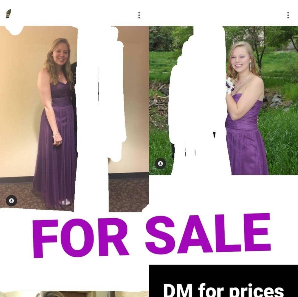 Purple prom dress